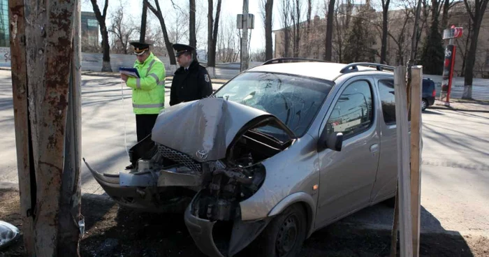 Accidentul a avut loc în vecinătatea clădirii de birouri Kentford. Foto: Dumitru Goncear