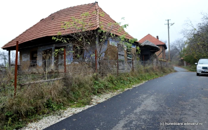 În Goleş cele mai multe case sunt părăsite Foto ADEVĂRUL