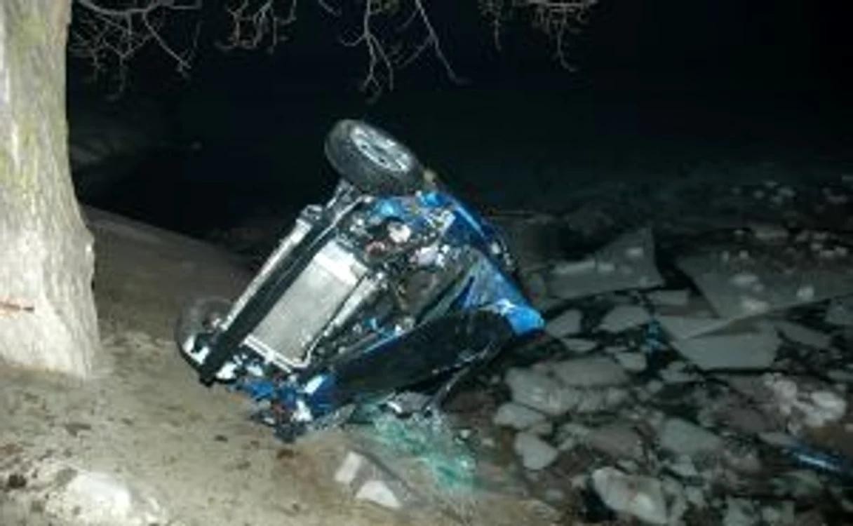 Maşina implicată în accident (sursa foto IPJ Tulcea)