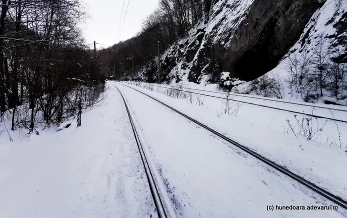 cetatea dacica banita iarna foto daniel guta adevarul