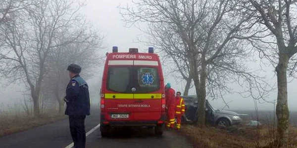 Imagine de la accidentul de pe DN24D FOTO Grupul Şoferilor din Galaţi/facebook