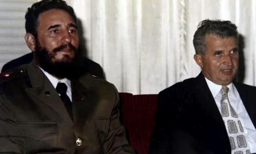 Ceauşescu şi Fidel Castro, la taifas despre imperialismul american jpeg