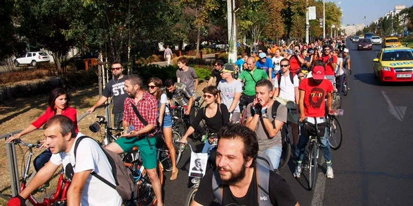 proteste rosia montana bucuresti biciclisti FOTO Rosia Montana in UNESCO World Heritage