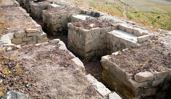 Zidurile reconstruite ale orașului antic Argishtihinili (© EvgenyGenkin / Wikimedia Commons) 