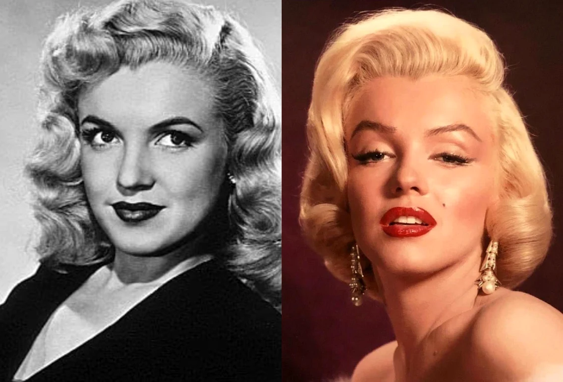 Marilyn Monroe, adepta operațiilor estetice Chip transformat Colaj 1 Sursa foto Imdb jpg