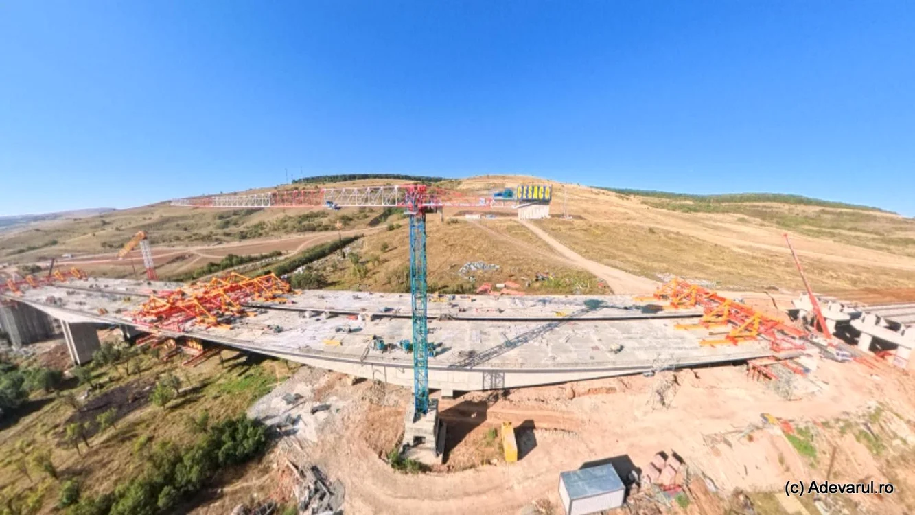 Viaductul Nădășelu de pe Autostrada Transilvania