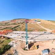 Viaductul Nădășelu în șantier august 2026  Foto Daniel Guță ADEVĂRUL (1) jpg
