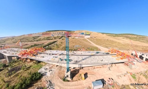 Viaductul Nădășelu în șantier august 2026  Foto Daniel Guță ADEVĂRUL (1) jpg