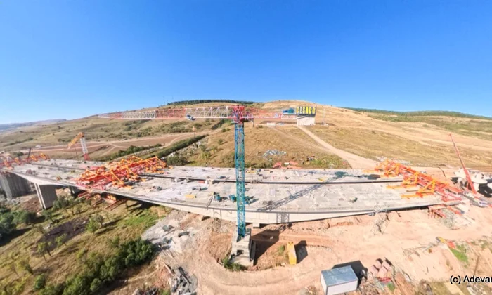 Viaductul Nădășelu în șantier august 2026  Foto Daniel Guță ADEVĂRUL (1) jpg