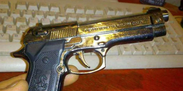 Pistolul-brichetă arată