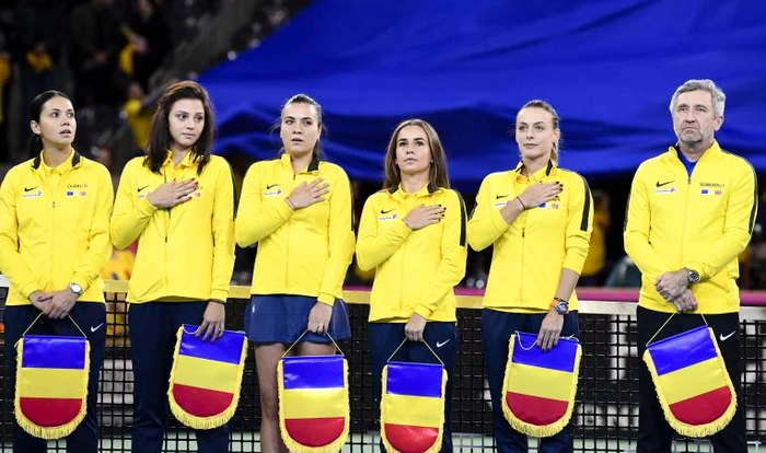 Echipa de Fed Cup a României pentru meciul cu RusiaFOTO: Sportpictures.eu
