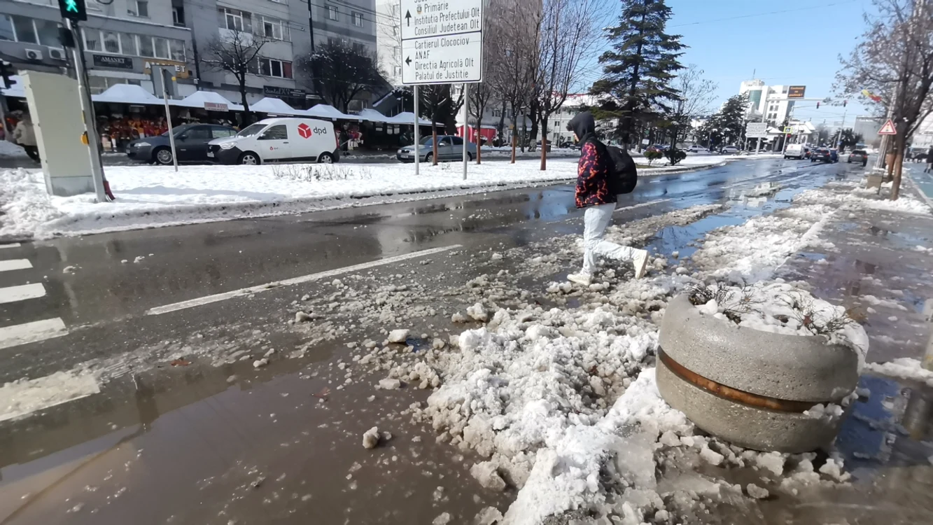 Codul Galben nu a fost de speriat în Slatina FOTO: Alina Mitran