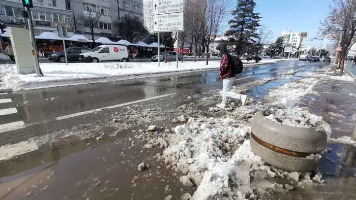 Codul Galben nu a fost de speriat în Slatina FOTO: Alina Mitran