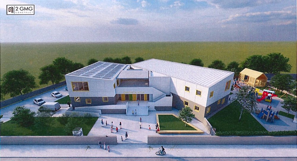 Brașovul face prima grădiniță „verde“. Clădirea ecologică va avea panouri fotovoltaice și salină