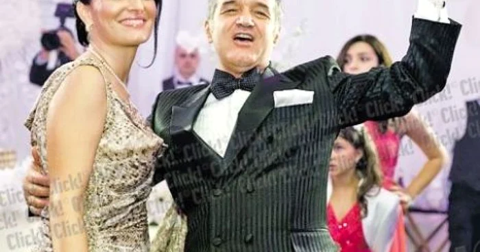 Gigi Becali, alături de soţia sa, Luminiţa