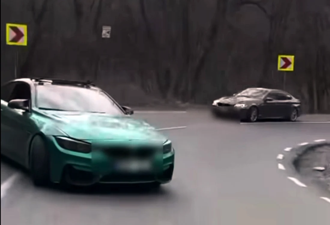 Drifturi periculoase filmate și postate online, sancționate de polițiști. FOTO: Captură Video 