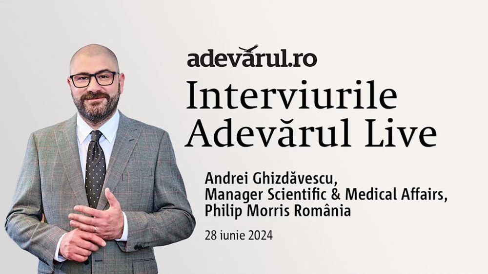 Produsele fără fum, mai puțin nocive la continuarea fumatului, cu Andrei Ghizdăvescu, Manager Scientific & Medical Affairs