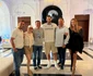 Actorul Florian Munteanu s-a întâlnit cu Gică Hagi și fiica lui, Kira, la hotelul acestora din stațiunea Mamaia. 