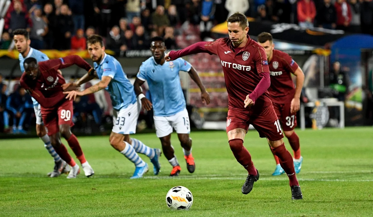 CFR Cluj și Lazio s-au mai duelat, în sezonul 2019/2020 (FOTO: Sportpictures)