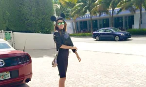 Fotomodelul Ramona Popescu se relaxează la Miami jpeg