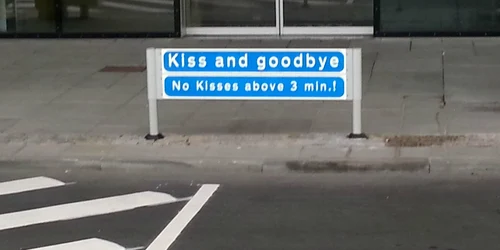 no kissing