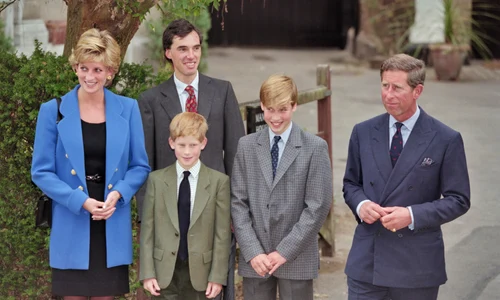 Diana, Charles, William și Harry în 1995, Getty jpg