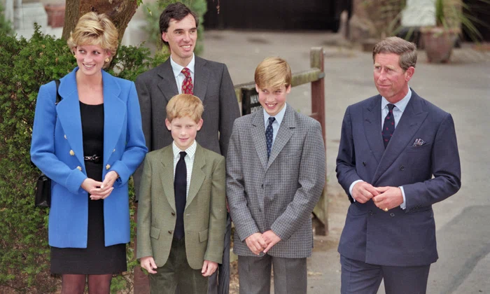 Diana, Charles, William și Harry în 1995, Getty jpg