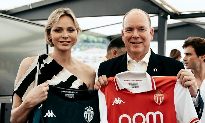 Charlene de Monaco și Prințul Albert foto Facebook jpg