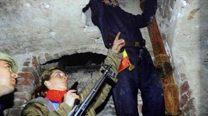 Mihaela Rădulescu, la Revoluție Foto: National Geographic