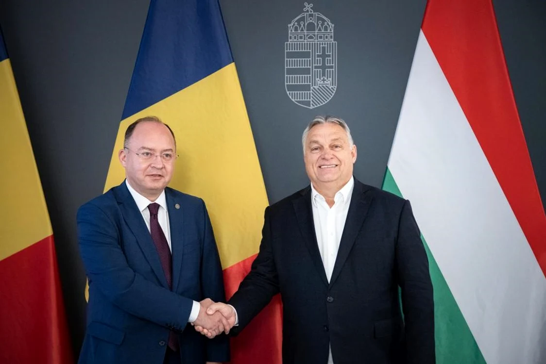 Bogdan Aurescu, întâlnire cu Viktor Orban în Ungaria. Foto: Facebook MAE
