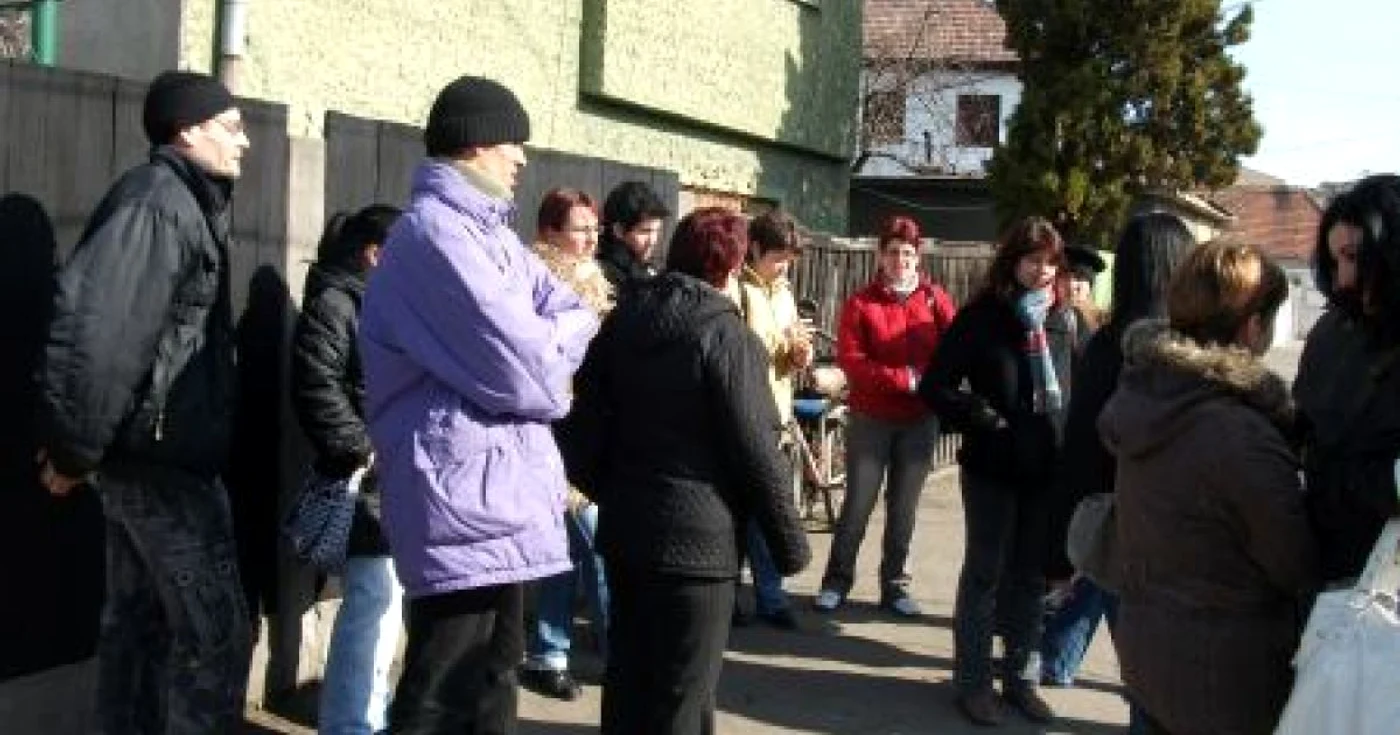 Greviştii nu au cedat în faţa rugăminţilor patronatului. Foto: Rondul