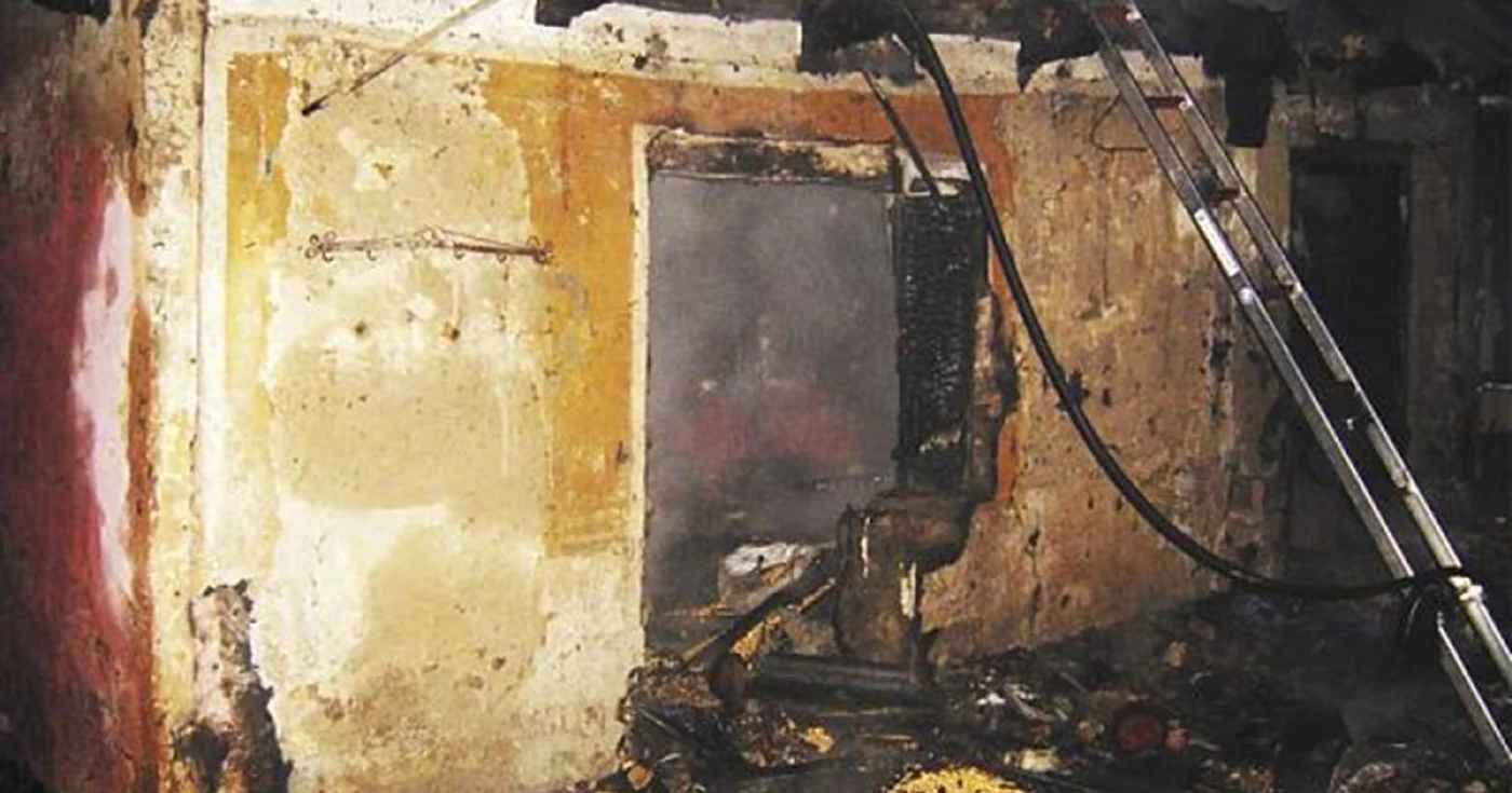Casa in care locuiau cei cinci a ars in toatlitate FOTO Momentul de Dorohoi