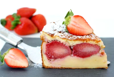 clafoutis cu capsuni  Foto Bucataras jpg