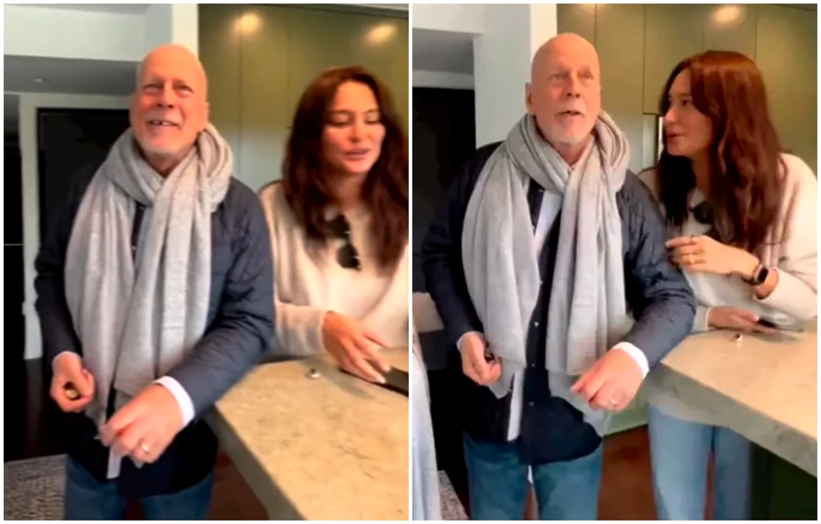 Bruce Willis a împlinit 68 de ani. Captură video Instagram/ Demi Moore