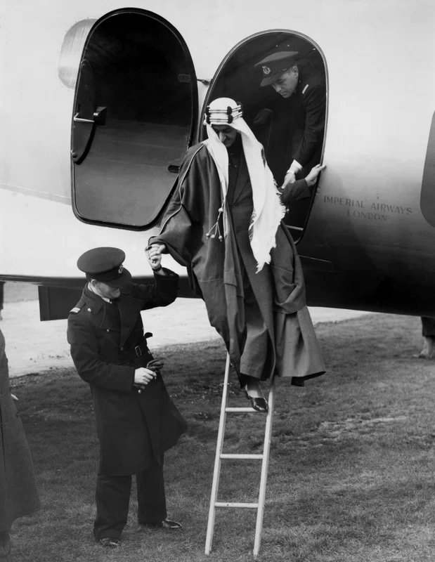 Regele Faisal al Arabiei Saudite în 1939. FOTO: Getty Images