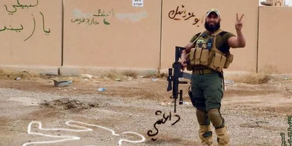 Arhanghelul Mortii - irakianul care lupta impotriva statuui Islamic FOTO Facebook/BBC