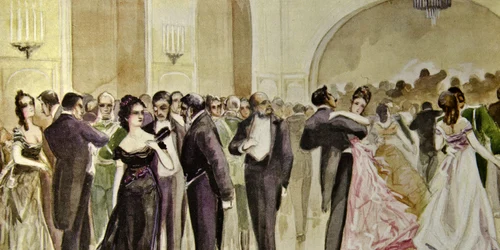 Banchet aristocratic  Ilustrație realizată de artistul Zahar Pichugin din cartea «Anna Karenina» FOTO Shutterstock jpeg