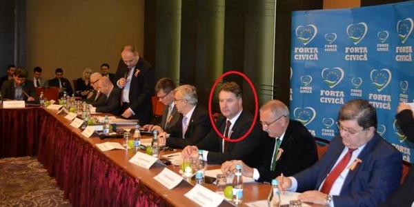 Laurenţiu Baranga în Colegiul Director al partidului Forţa Civică în 2014 Foto Adevărul - credit Jurnal politic de Vâlcea