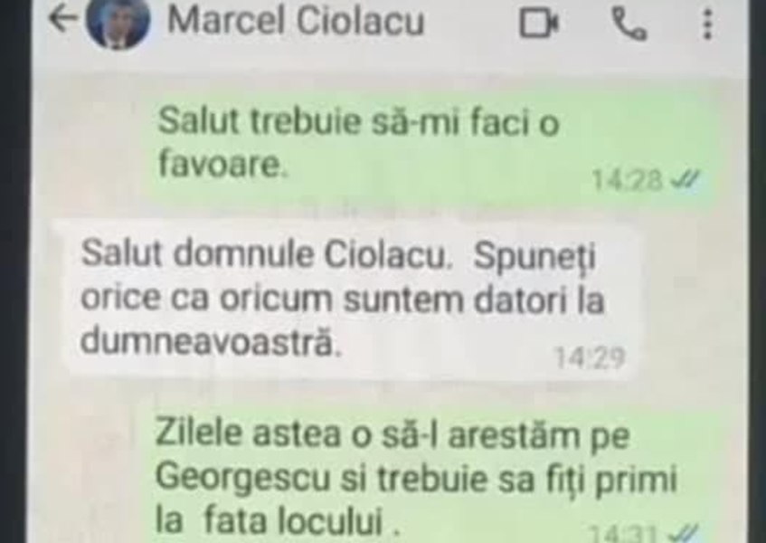 Marcel Ciolacu pune pe seama AUR mesajele false despre Georgescu