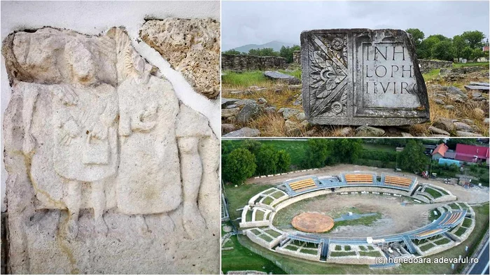 Monumente romane din Hunedoara. Foto: Daniel Guță. ADEVĂRUL