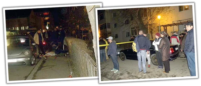 Crima  s-a petrecut în faţa  blocului în care locuia victima,  iar vecinii au ieşit în stradă,  îngroziţi de ţipetele femeii