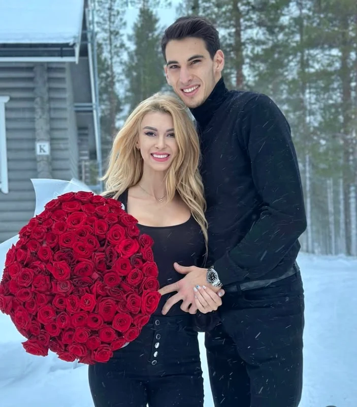 Andreea și Victor, în Laponia foto: Instagram 