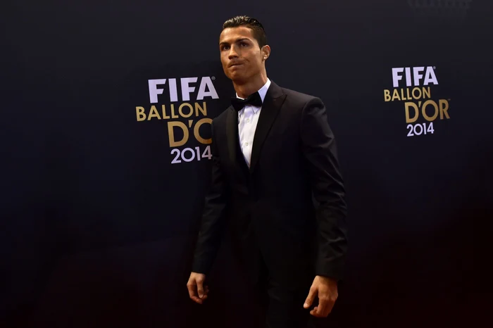 Cristiano Ronaldo, câştigătorul Balonului de Aur din 2014 FOTO Michael Bucholzer/AFP