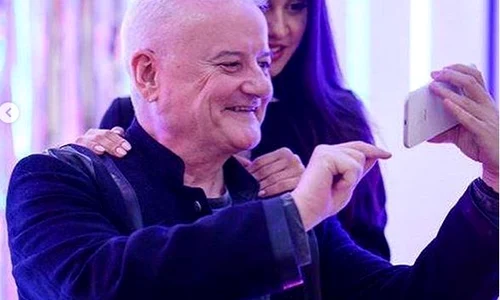 Irinel Columbeanu și Oana Cojocaru, la expoziția soților Maitec jpeg