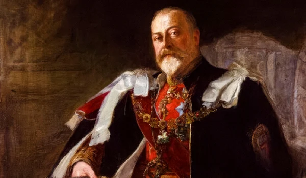 Edward al VII lea al Regatului Unit (1841 1910), a domnit (1901 1910), portret pictat în ulei pe pânză de Tennyson Cole, 1907 profimedia 0839996264 jpg