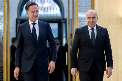 Ilie Bolojan și Mark Rutte/FOTO: Gov.ro
