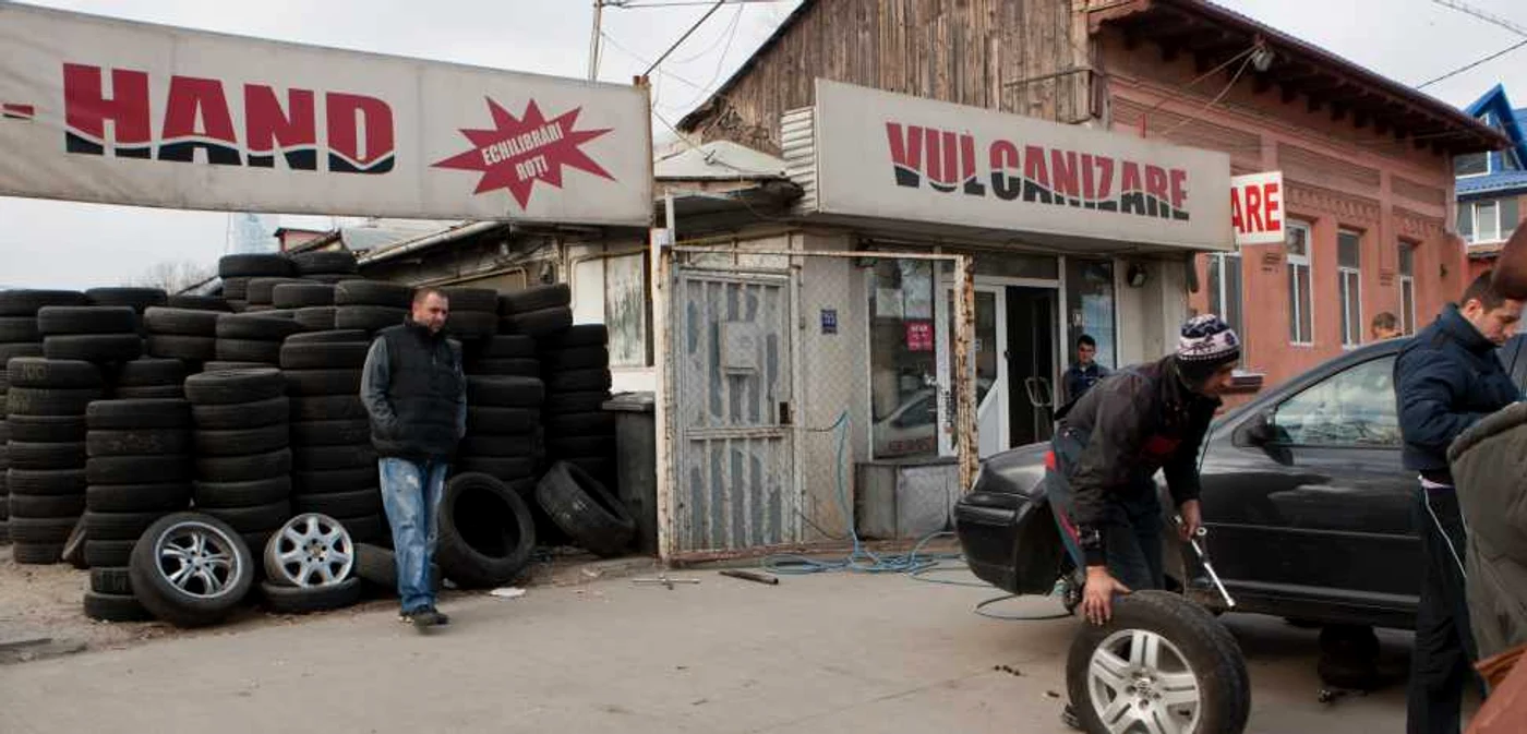 Vulcanizare aunde a avut loc incidentul. 