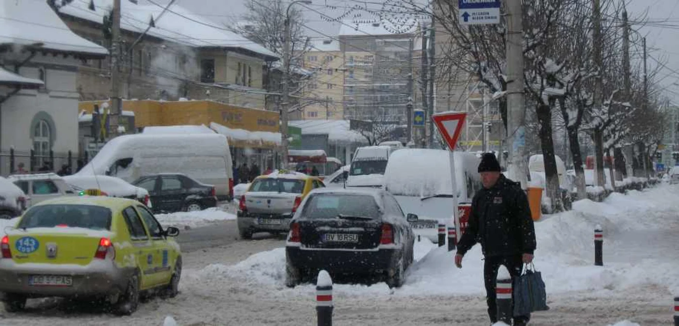 Trafic aglomerat în Târgovişte 