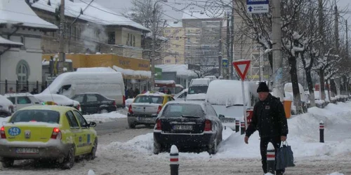 Trafic aglomerat în Târgovişte 