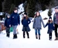 Regele Frederik și Regina Mary cu copiii lor în Verbier, 2020